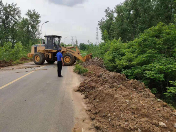 淮南大通區城管局積極處理群眾舉報案件