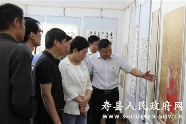 淮南壽縣舉行弘揚“小甸集特支”精神書(shū)畫(huà)作品展