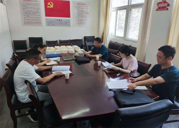 淮南謝家集區委黨史學(xué)習教育第五巡回指導組前往區農業(yè)農村水利局督導檢查