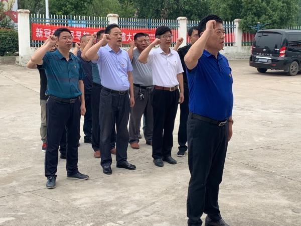 淮南市中心血站助力郝崗村鄉村振興共慶建黨100周年活動(dòng)