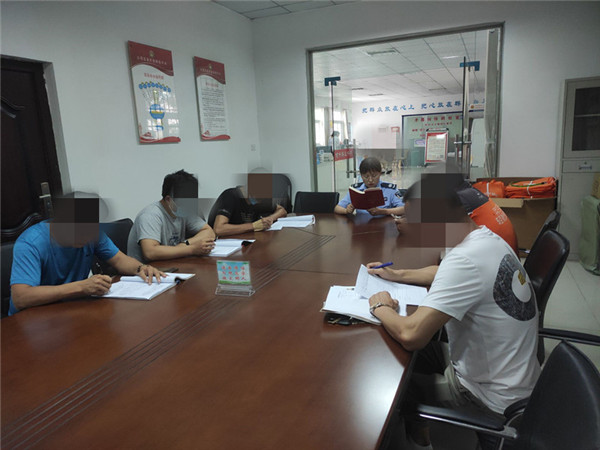 淮南：用《民法典》浸潤特殊人群心靈&mdash;&mdash;大通區司法局洛河司法所組織社區矯正對象學(xué)習《民法典》