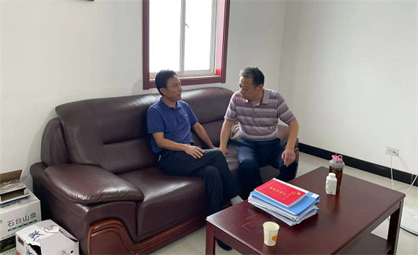 淮南市許林副局長(cháng)調研指導八公山糧食分局黨建工作