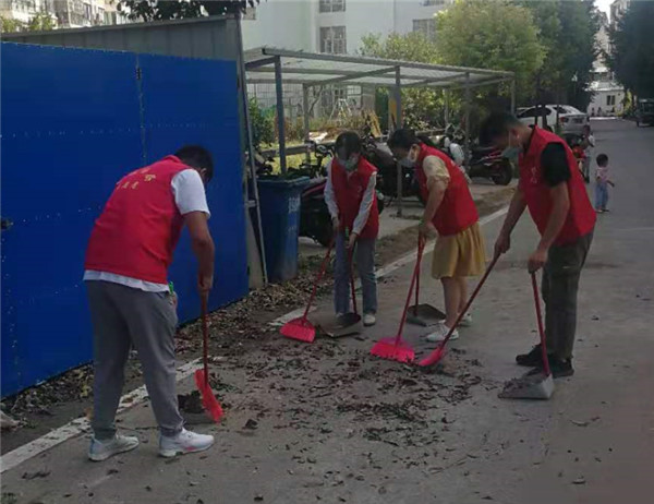 淮南：志愿服務(wù)齊上陣，喜迎國慶共創(chuàng  )城