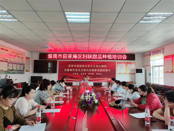 區婦聯(lián)舉辦甜瓜種植培訓 拓寬巾幗致富路