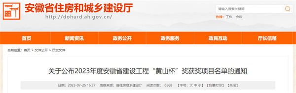 獲獎名單揭曉！淮南6個(gè)項目入選