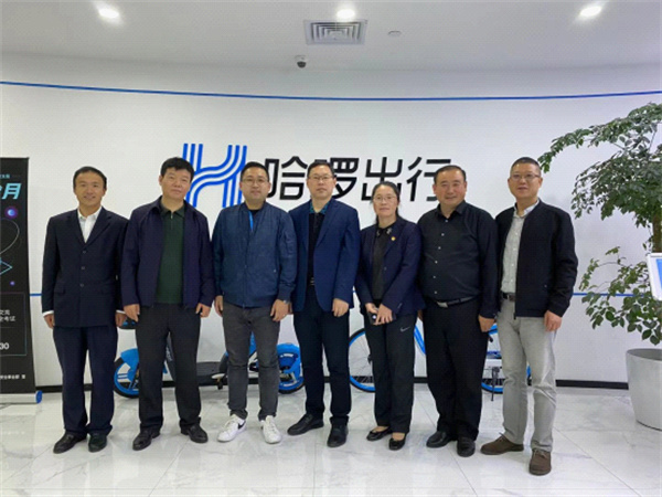 淮南市數據資源管理局黨組書(shū)記、局長(cháng)韓昆、市公共資源交易監督管理局黨組書(shū)記、局長(cháng)黃濤一行赴上海市壽縣商會(huì )、哈啰出行總部、墨刻景觀(guān)考察招商
